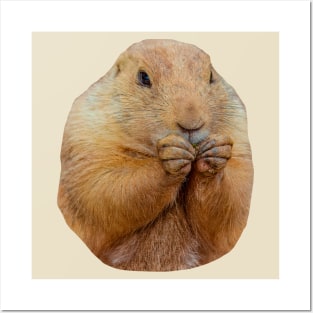 Cute Prairie dog Posters and Art